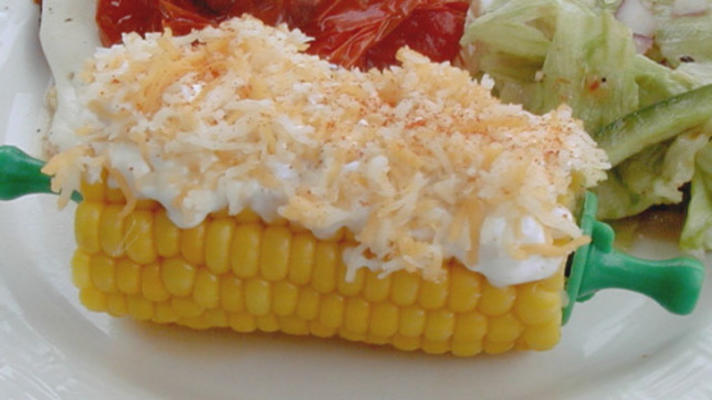 gegrilde maïs in Mexicaanse stijl