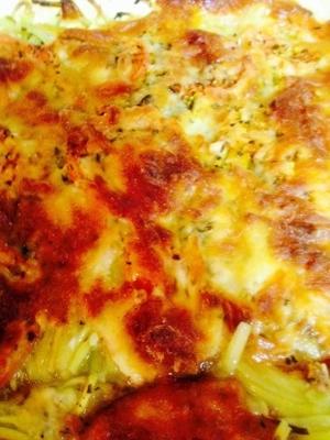 eet tot je magere courgette pizza pasta