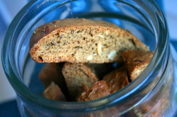 beetje-bitty koffie-hazelnoot biscotti