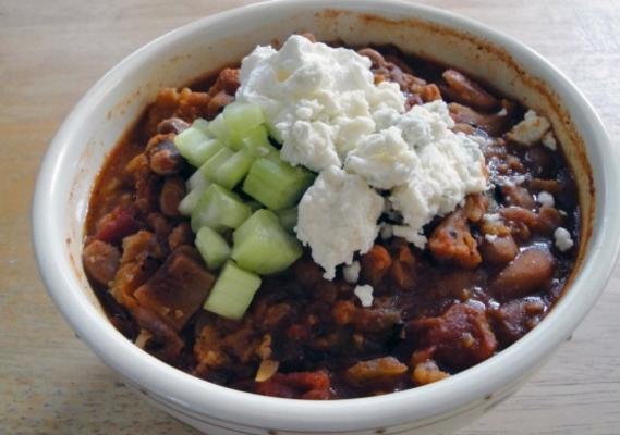 buffalo bloemkool chili - crock pot