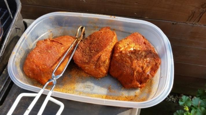 cajun getrokken varkensvlees