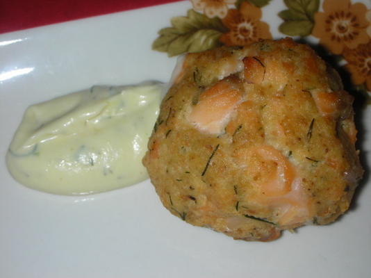 dille en mosterd zalm ballen