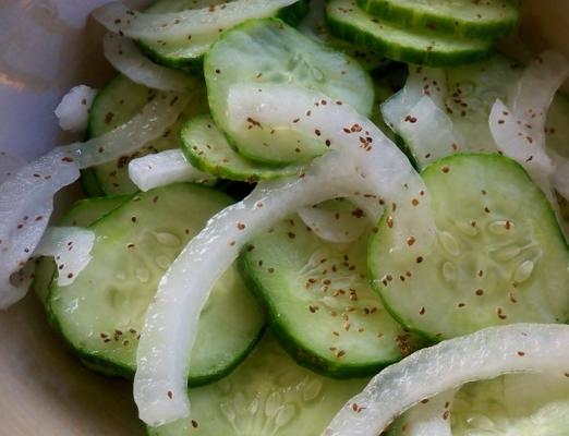 vidalia komkommer salade