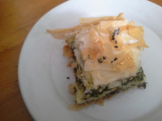 athena's spanakopita (spinazie en feta-taart)