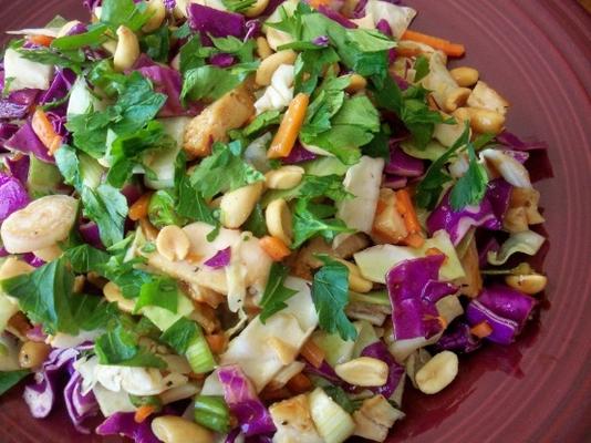 Vietnamese kool en kippensalade