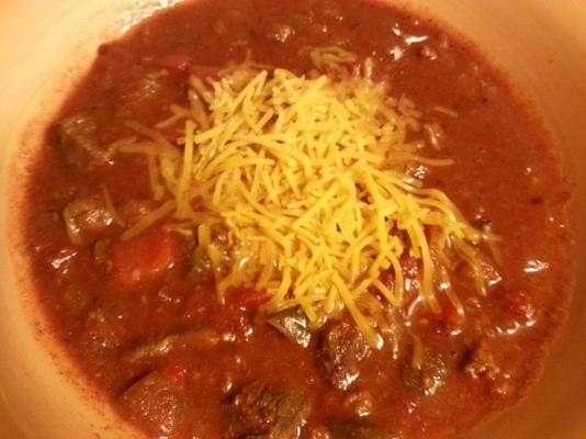 q's Texas budweiser chili