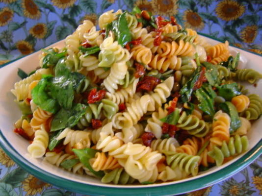 spinazie-tomaat pastasalade