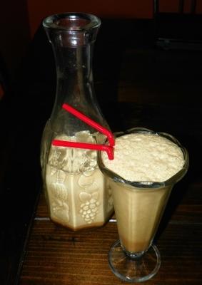 ijskoffie razzleberry koffie frappe (niet-alcoholisch)