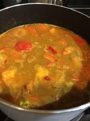 kikkererwten en groentecurry