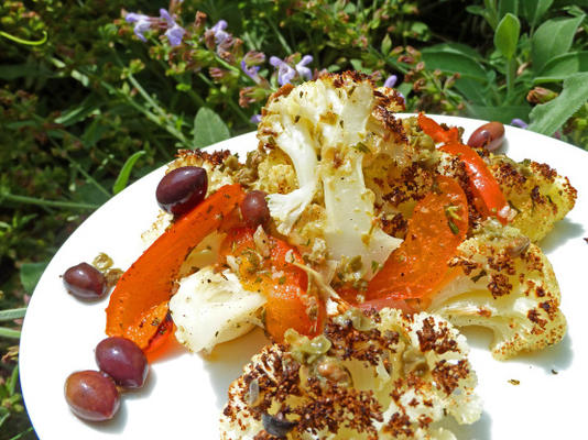 arrosto insalata di cavolfiore italiaanse bloemkoolsalade