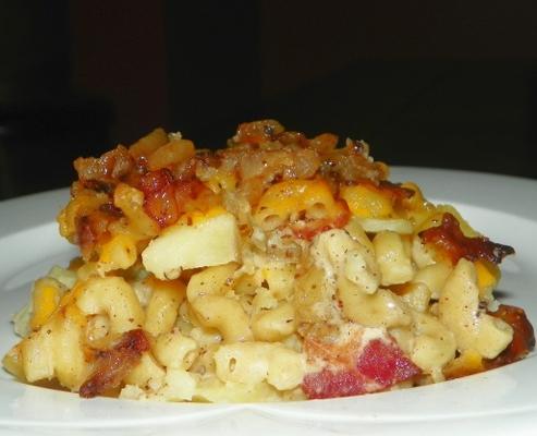 alpler magrone (macaroni met spek)