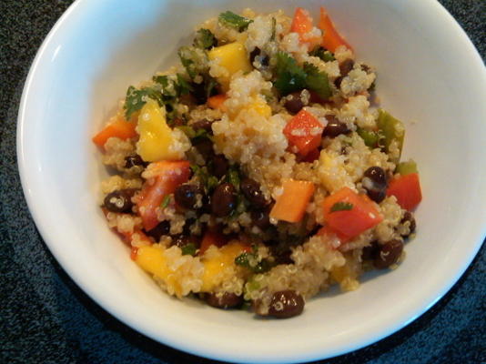 ali vincent's mango quinoa salade