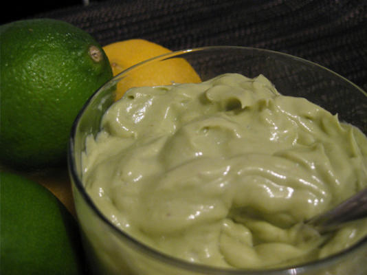 raw vegan key lime mousse