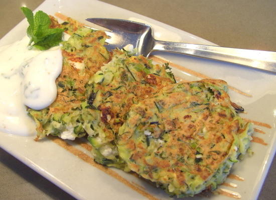 courgette beignets met dille