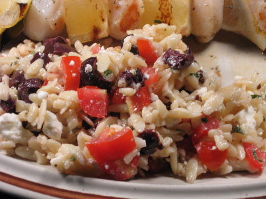 tomaat-orzo salade