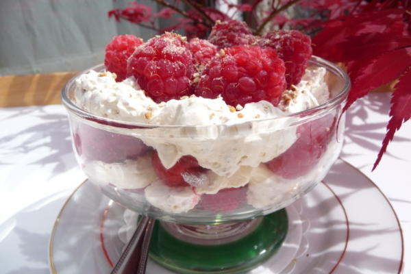 cranachan met frambozen