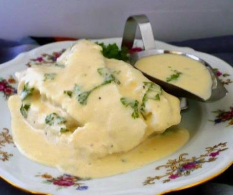 schelvis in mosterdsaus