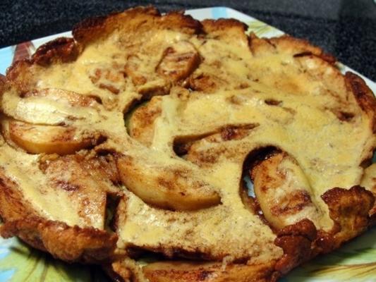 diabetische Nederlandse appelpannenkoek