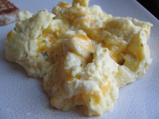 cream eggs with irish cheese (rachael ray)