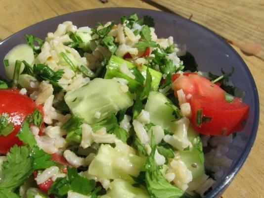 tabouli met bruine rijst