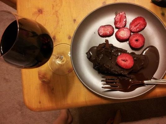 chocolade bloemloze torte / cake