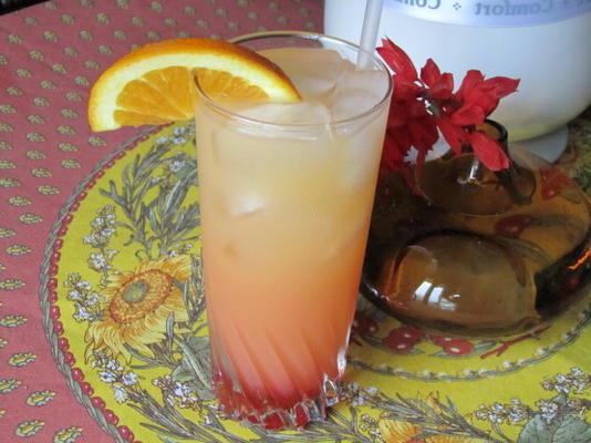 campari orange spritzer (in a garten back to basics)