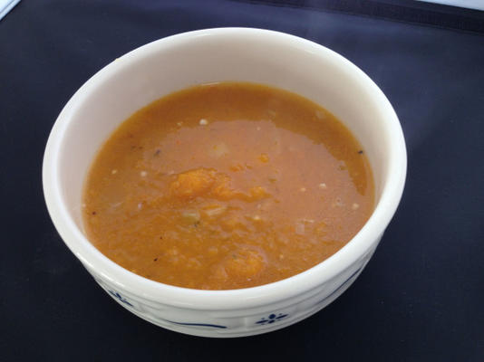 vt's butternut squash-bartlett-peren soep