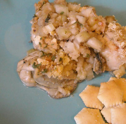 gebakken oester voorgerecht