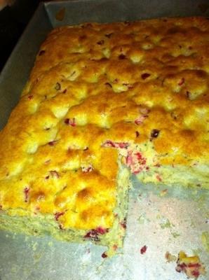 ann's cranberry-perencake