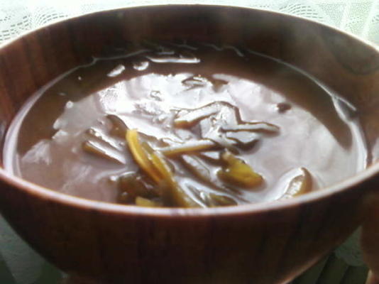 vegetarische miso-soep