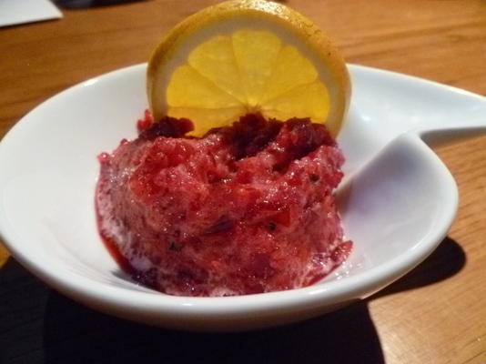 cranberry ananas sorbet