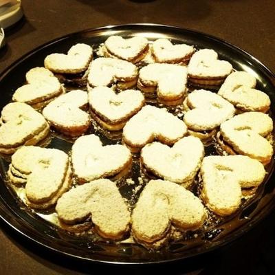 mini linzer cookies van barefoot conessa (ina garten)
