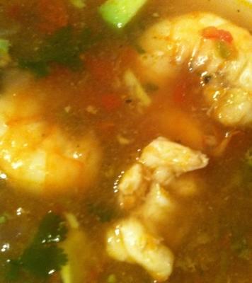 rich's sopa de mariscos (mexicaanse vissoep)