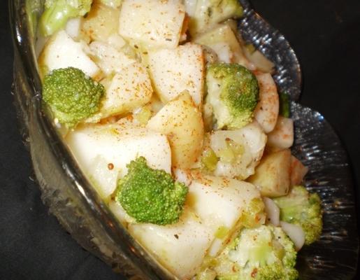 broccoli en aardappelsalade