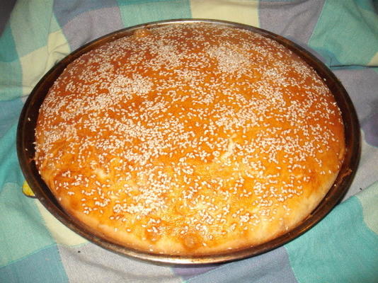 algerian khobz el dar - griesmeelbrood