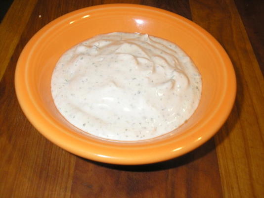 yoghurt tomatensaus voor gyros