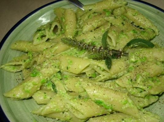 amandel pesto pasta