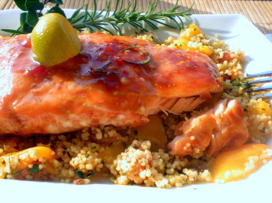 esdoorn balsamico geglazuurde zalm