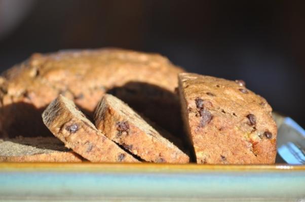 glutenvrij teff banaanbrood (vegan soja-vrij)