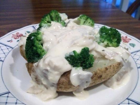 kip broccoli diner in een tater