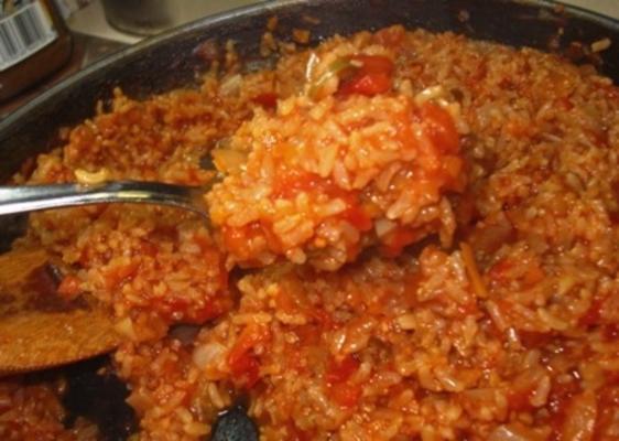 de Spaanse rijst van poohrona