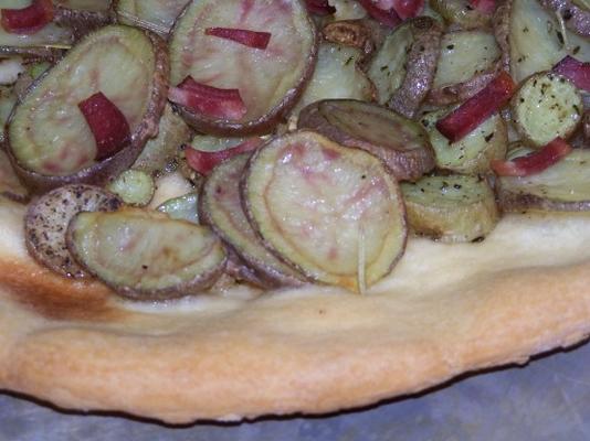 aardappel en rozemarijn pizza