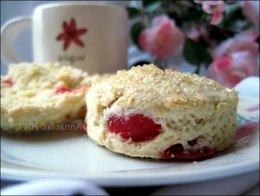 glace kersen scones