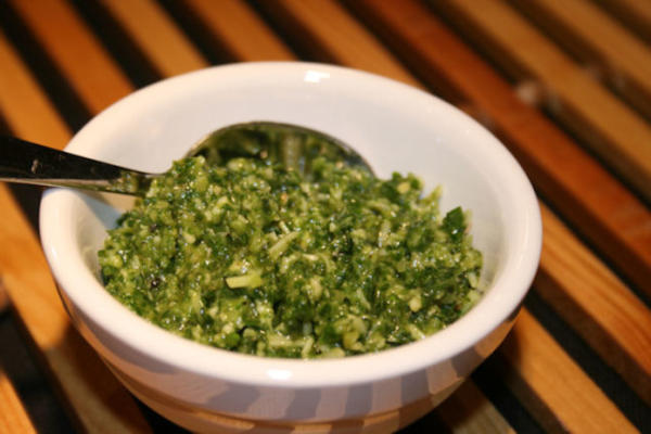 verse basilicumpesto met variaties