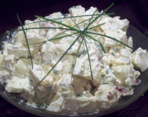 scherp en pittig aardappelsalade