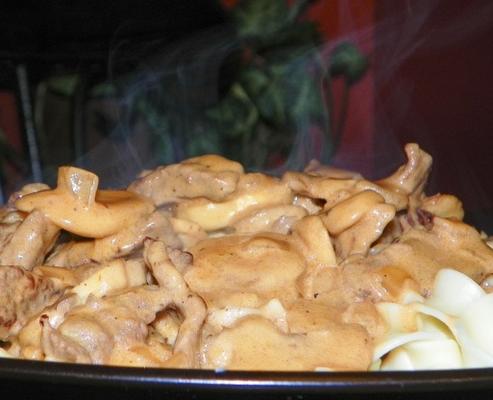 beefstroganov met mosterd