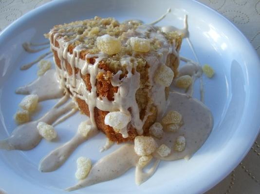 ginger-chai geglazuurde bundt cake