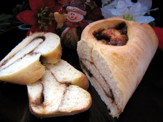 Kerstmis kaneel brood