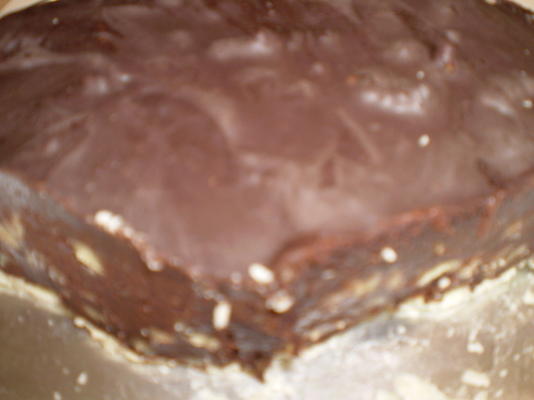 pure chocolade-walnoot caramel taart