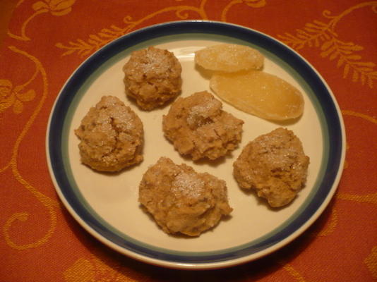 glutenvrije gekonfijte gemberkoekjes